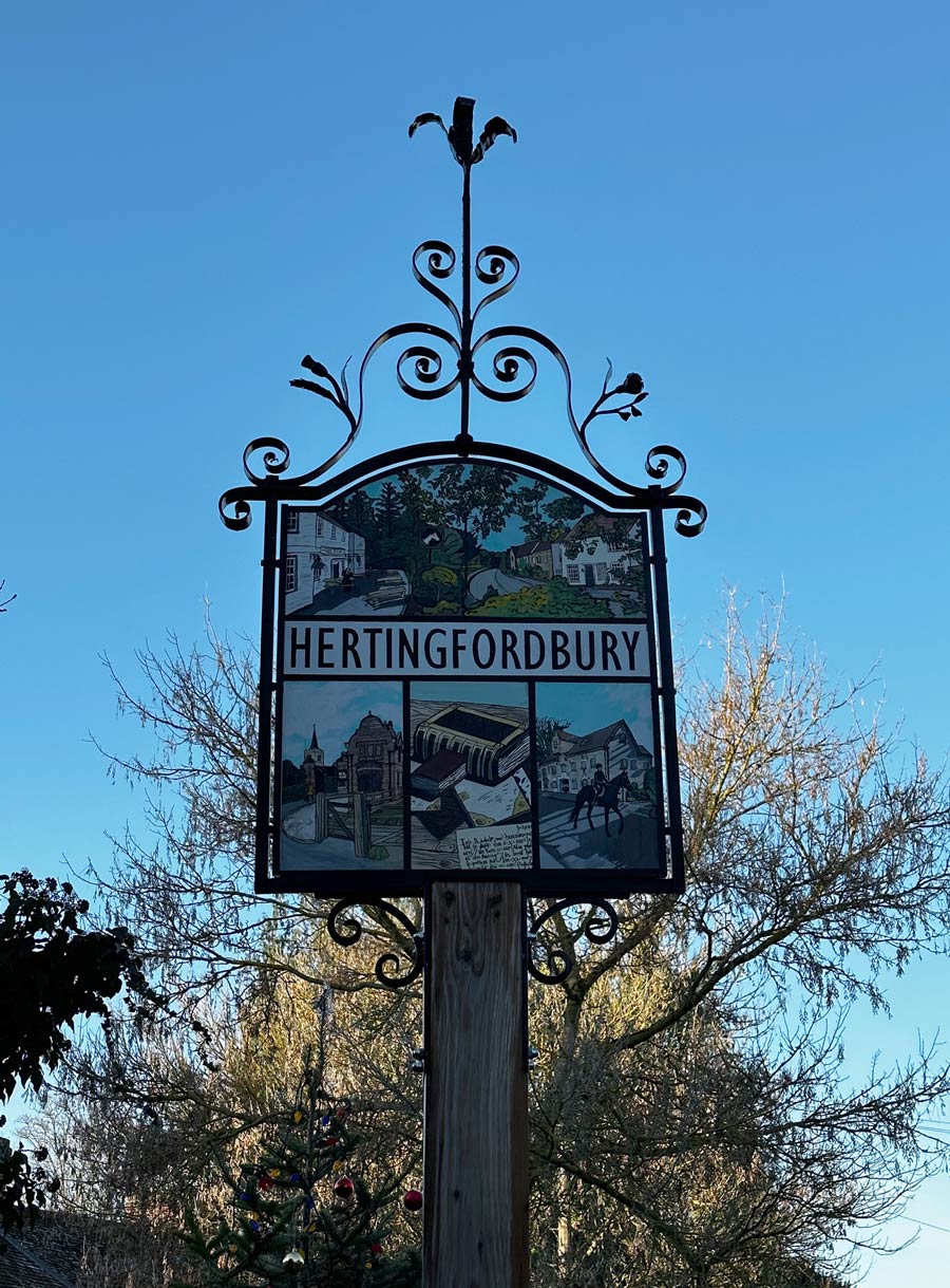 Hertingfordbury sign